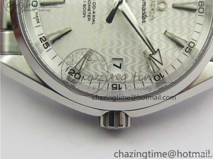 0407 Soft Aqua Terra 150M SS VSF 1:1 Best Edition White Wave Textured Dial on SS Bracelet A8500 Super Clone (2 Straps) 7916